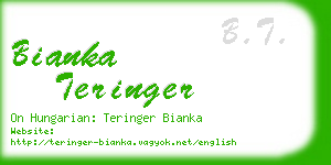bianka teringer business card